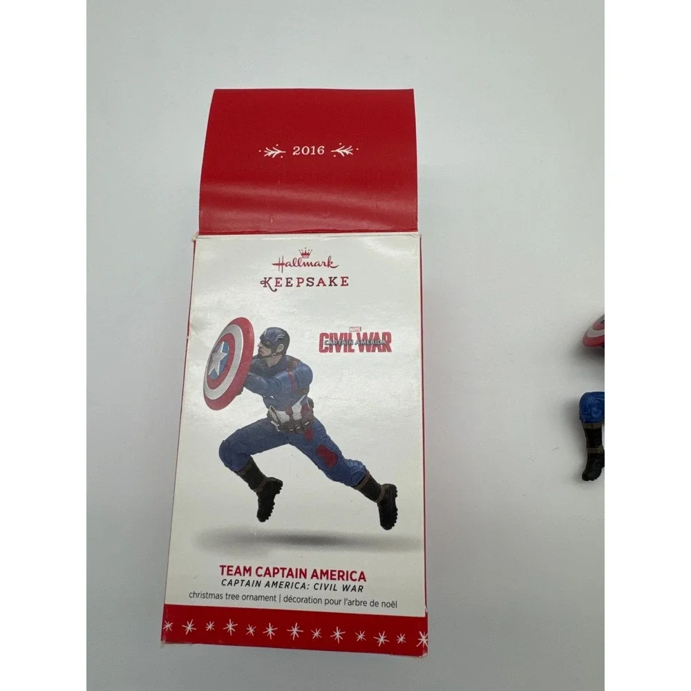 Hallmark Keepsake Ornament 2016 Team Captain America: Civil‎ War Marvel